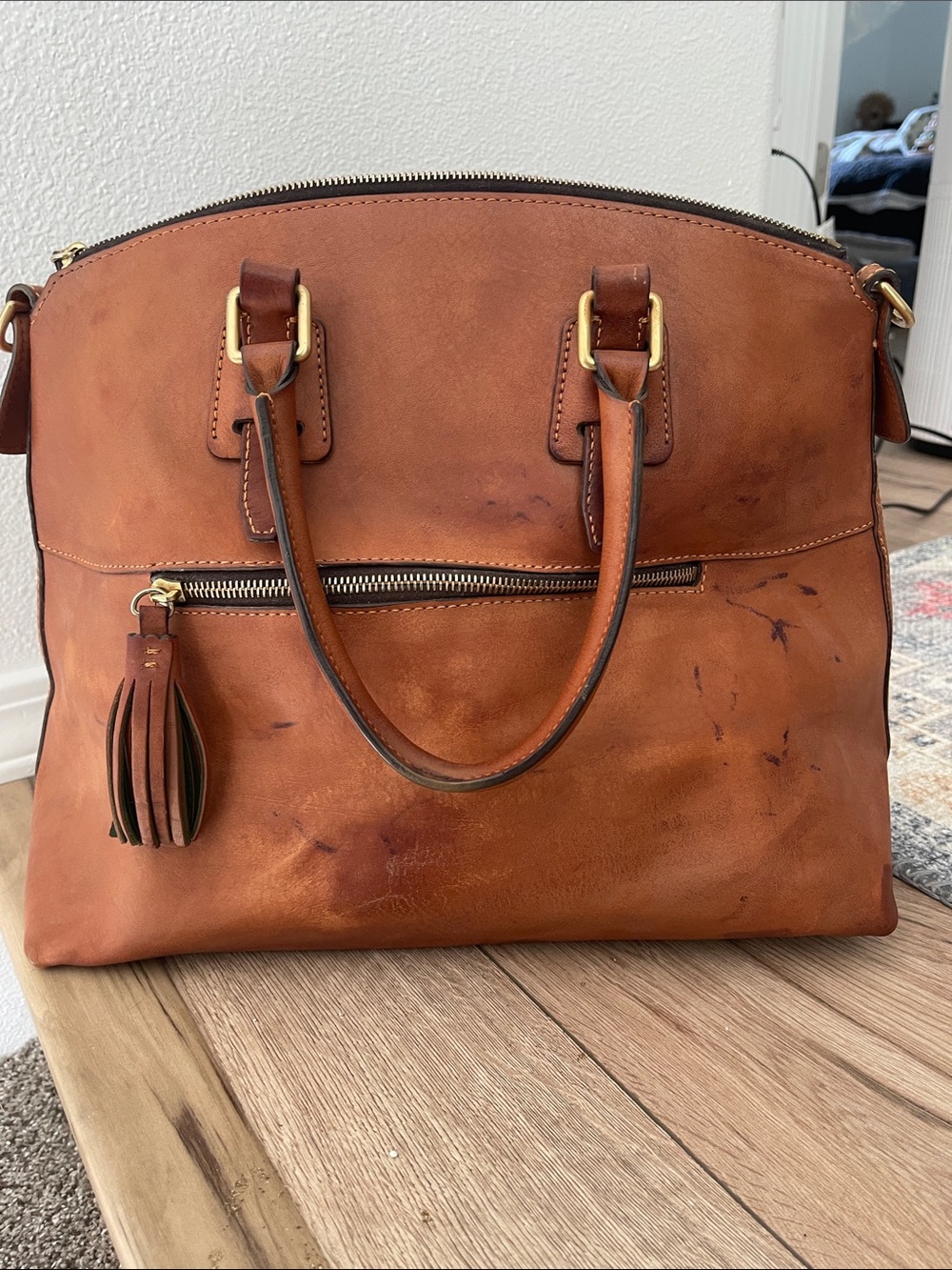 Dooney and Bourke Clayton Florentine Tote - Picture 2 of 14